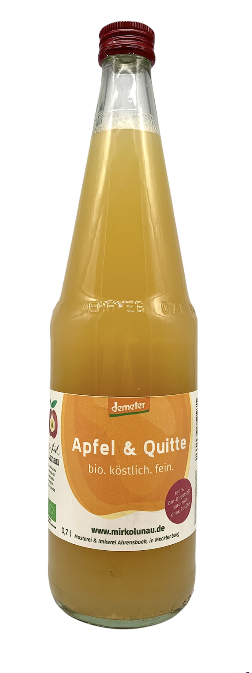 Bio - Apfelsaft "Apfel & Quitte" 0,7l
