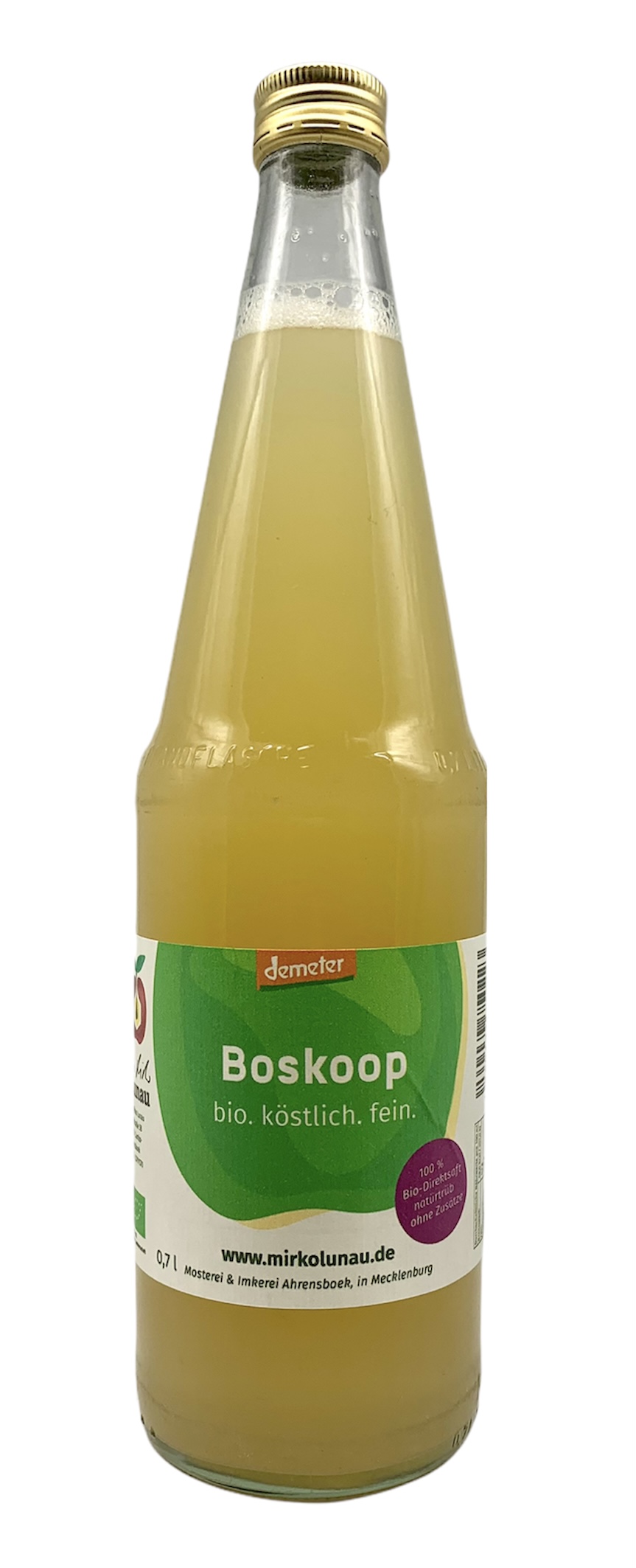 Bio - Apfelsaft "Boskoop" 0,7l